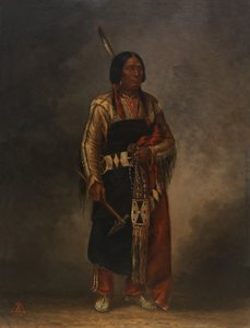 Mak-phe-ah-luta Red Cloud, 约1887年。