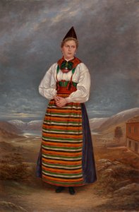 瑞典女士，约1893年。
