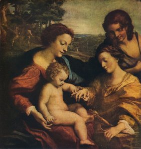 1526-1527年，圣凯瑟琳神秘婚姻。 作者 安东尼奥·达·科雷焦