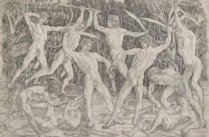 裸体男子之战，约1470-1475年