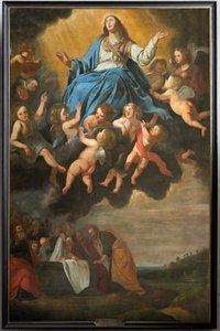教区教堂（Parochiekerk Sint-Eligius）。 绘画。 《圣母升天》。 安东尼·范·登·赫维尔。 作者 安东·范登赫维尔