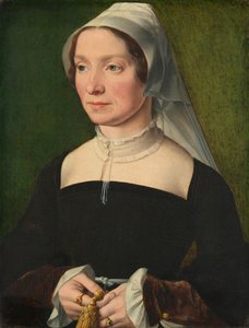 1543年，德-洪德科特家族成员的妻子。 作者 安特卫普 16 世纪