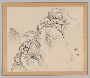 Ikeno Taiga之后的景观研究双专辑，第18卷，第27卷，18世纪。