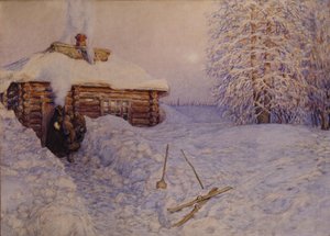 1919年冬季的Banya 作者 阿波利纳里（Apollinari Mikhailovich Vasnetsov）