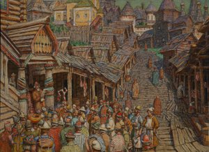 阅读法令 作者 阿波利纳里（Apollinari Mikhailovich Vasnetsov）