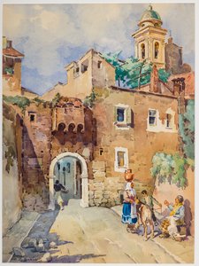 圣约瑟夫桥（纸面水彩画）