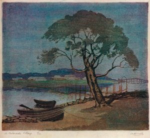 水边村》，约1921年