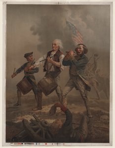 洋基涂鸦 1776》，约 1876 年（彩色石版画）