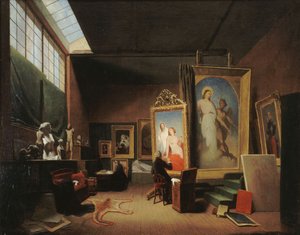 达普·舍弗工作室（Datry Scheffer），查普塔尔街（rue Chaptal），1851年。 作者 阿里亚·约翰内斯·拉姆（Aria Johannes Lamme）
