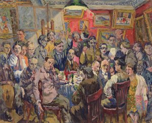 莫斯科艺术家，1927年 作者 阿里斯塔克（Aristarkh Vasilievic Lentulov）