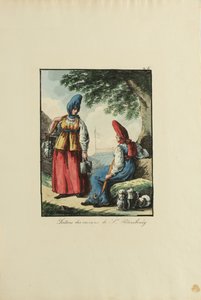 彼得堡的乳品商，1817年 作者 阿曼德·古斯塔夫·豪比甘