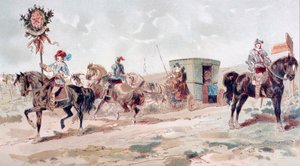 1886年，17世纪的一匹有盖马的教练