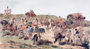 1886年15世纪的护送旅行车 作者 阿曼·让·海因斯