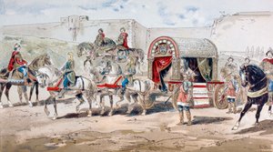 1886年9世纪的马拉皇家教练