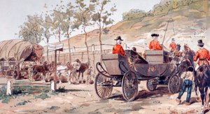 比利时皇家马车比利时第一大约1830年，1886年