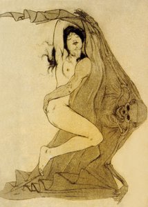 查理·波德莱尔的诗，1899年的邪恶之花的插图