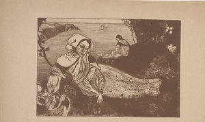 春天》（La Primavere）1894 年（锌版画）