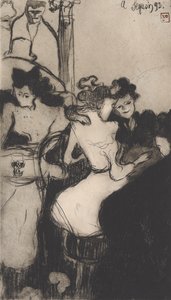 Le Bar (The Bar) 1893（软地蚀刻、凹版和轮盘赌）