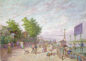 Point du Jour码头，Boulogne Billancourt，1897 作者 阿诺德·杜贝克