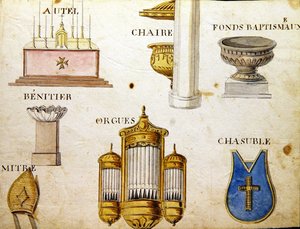 插图来自《1814年法国字母书》，由Charles Plante Fine Arts出版。