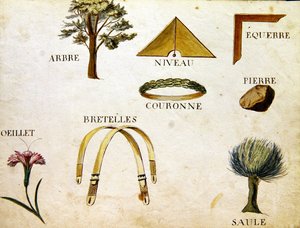 插图来自《1814年法国字母书》，由Charles Plante Fine Arts出版。 作者 Arnaud de Beauregard