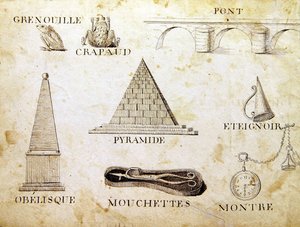 插图来自《1814年法国字母书》，由Charles Plante Fine Arts出版。 作者 Arnaud de Beauregard