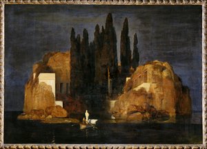 Die Toteninsel - 死亡之岛......（布面油画） 作者 阿诺德·伯克林