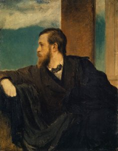 自画像》，1862年。 作者 阿诺德·伯克林