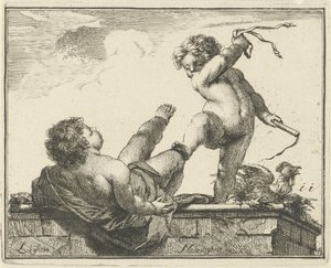 勤奋战胜懒惰
Luijheit Naerstigheit（作品名称）
41 件作品，几幅罪恶图像（系列标题） 作者 伦纳德·申克