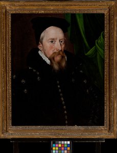 威廉-塞西尔，伯格利勋爵（1520-1598 年），约 1575 年（木板油画） 作者 Arnold von（由或之后）Brounckhorst