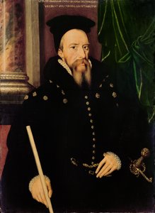 William Cecil的肖像，第一男爵Burghley（1520-98）Lord High Treasurer