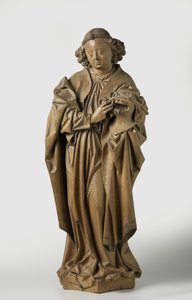 天使与阿玛克里斯蒂，c。 1480（橡树）