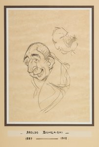 乞丐（纸上铅笔） 作者 阿罗多·邦扎尼