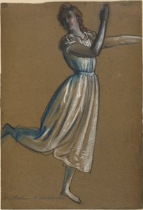 跳舞的女人 作者 亚瑟·戴维斯（Arthur B.Davies）