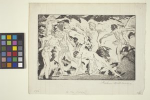 卡里班》（水彩画） 作者 亚瑟·鲍恩·戴维斯