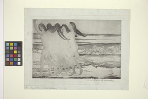 Sea Maidens（蚀刻和凹版） 作者 亚瑟·鲍恩·戴维斯