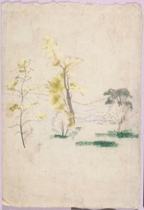 AB Davies书中的三棵单棵树造景，第33、50版 作者 亚瑟·鲍恩·戴维斯