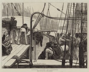 在利物浦登陆棉花 作者 Arthur Boyd Houghton