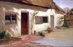一间小屋的景色 作者 亚瑟克劳德库克