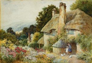 靠近Minehead的Selworthy的小屋