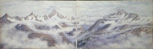 从Breithorn眺望 作者 亚瑟·库斯特