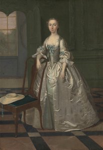 客厅里的女士 作者 亚瑟·戴维斯（Arthur Devis）