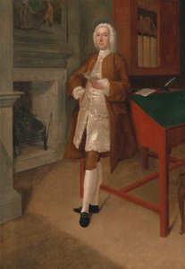 图书馆里的无名氏 作者 亚瑟·戴维斯（Arthur Devis）