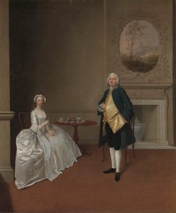 希尔先生和希尔夫人 作者 亚瑟·戴维斯（Arthur Devis）