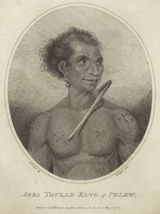 Pelew国王Abba Thulle的肖像 作者 亚瑟·戴维斯（Arthur Devis）