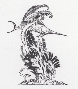 Full fathom five thy father lies (litho)