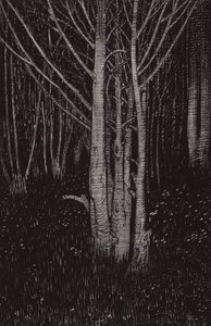 Mydnyght was cum (litho) 作者 亚瑟·乔治·沃茨（Arthur George Watts）
