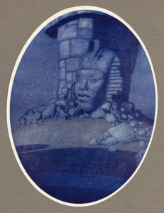 Ozymandias（彩色石版画） 作者 亚瑟·乔治·沃茨（Arthur George Watts）