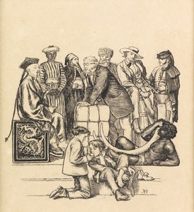贸易，1871年 作者 亚瑟·休斯