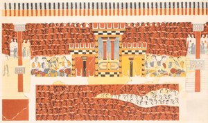 重建克诺索斯壁画